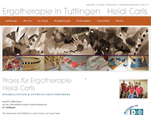 Tablet Screenshot of ergotherapie-carls.de